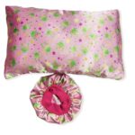 Dubis kiddies  Satin pillowcases Pink printed