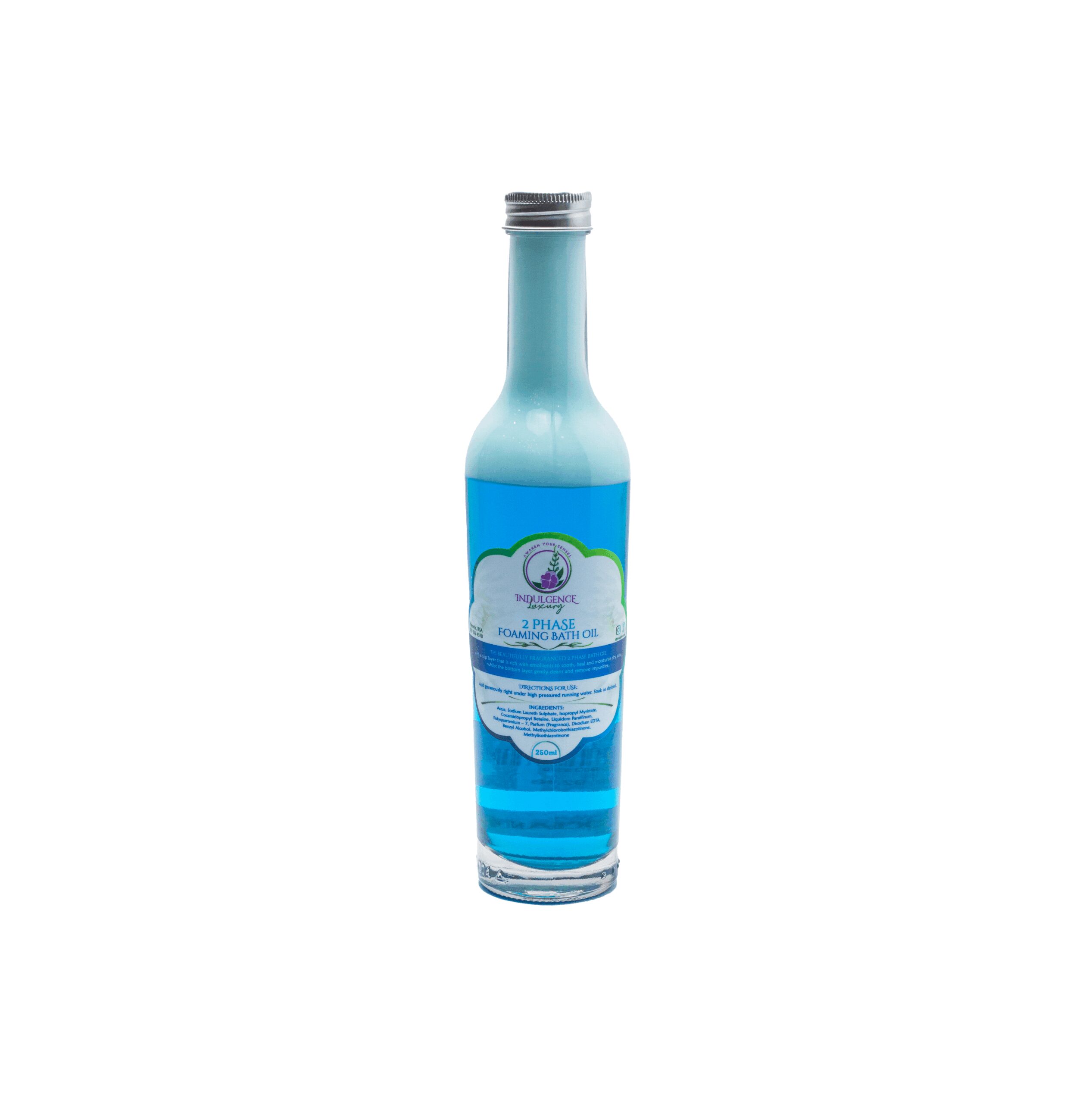 POS__MG_2922.png_1000474 Indulgence Luxury Foaming Bath oil Ocean Breeze 250ml - Image 1